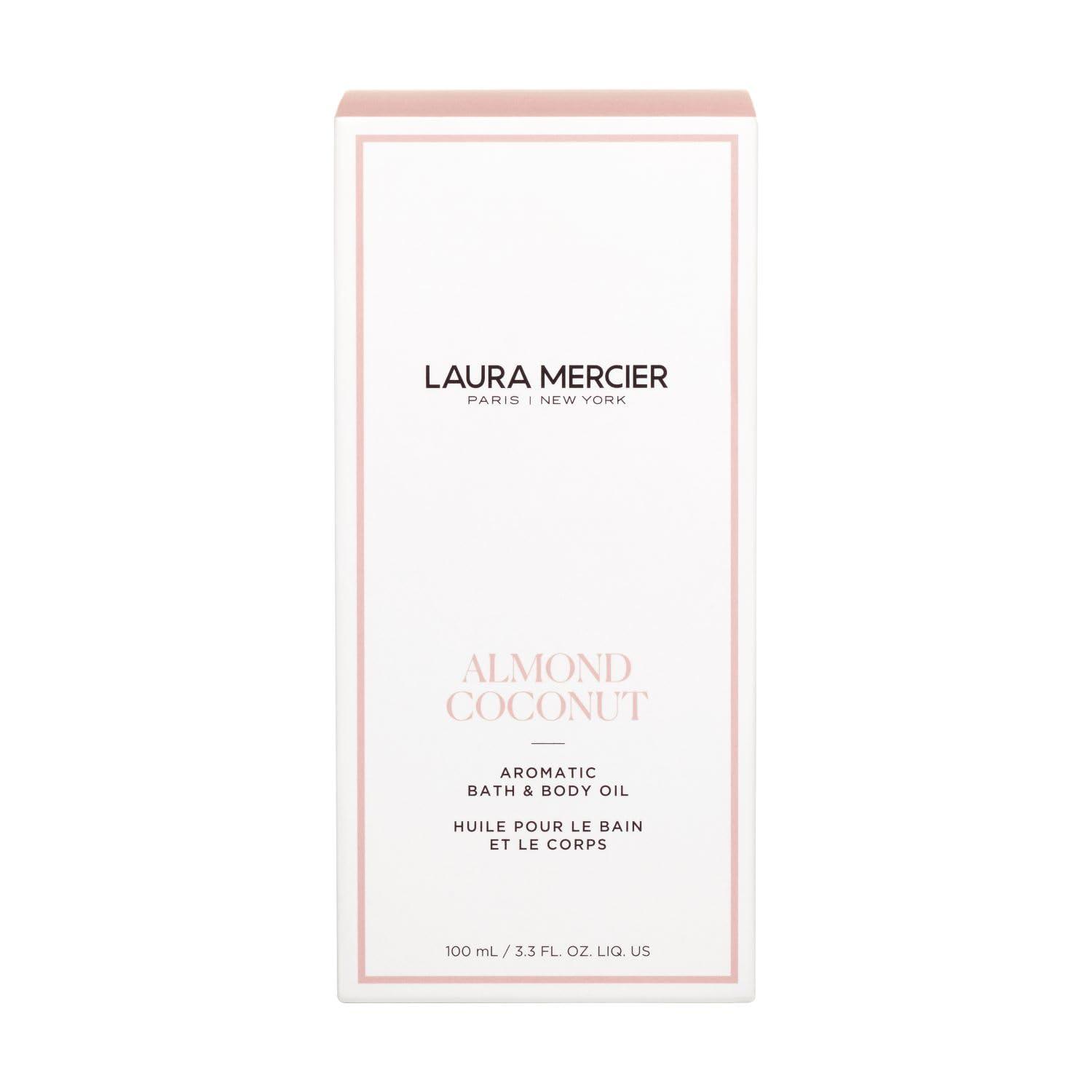 imageLaura Mercier Aromatic Bath ampamp Body Oil 48HR Hydration Smooths Softens and Brightens Skin LuxuriousAlmond Coconut