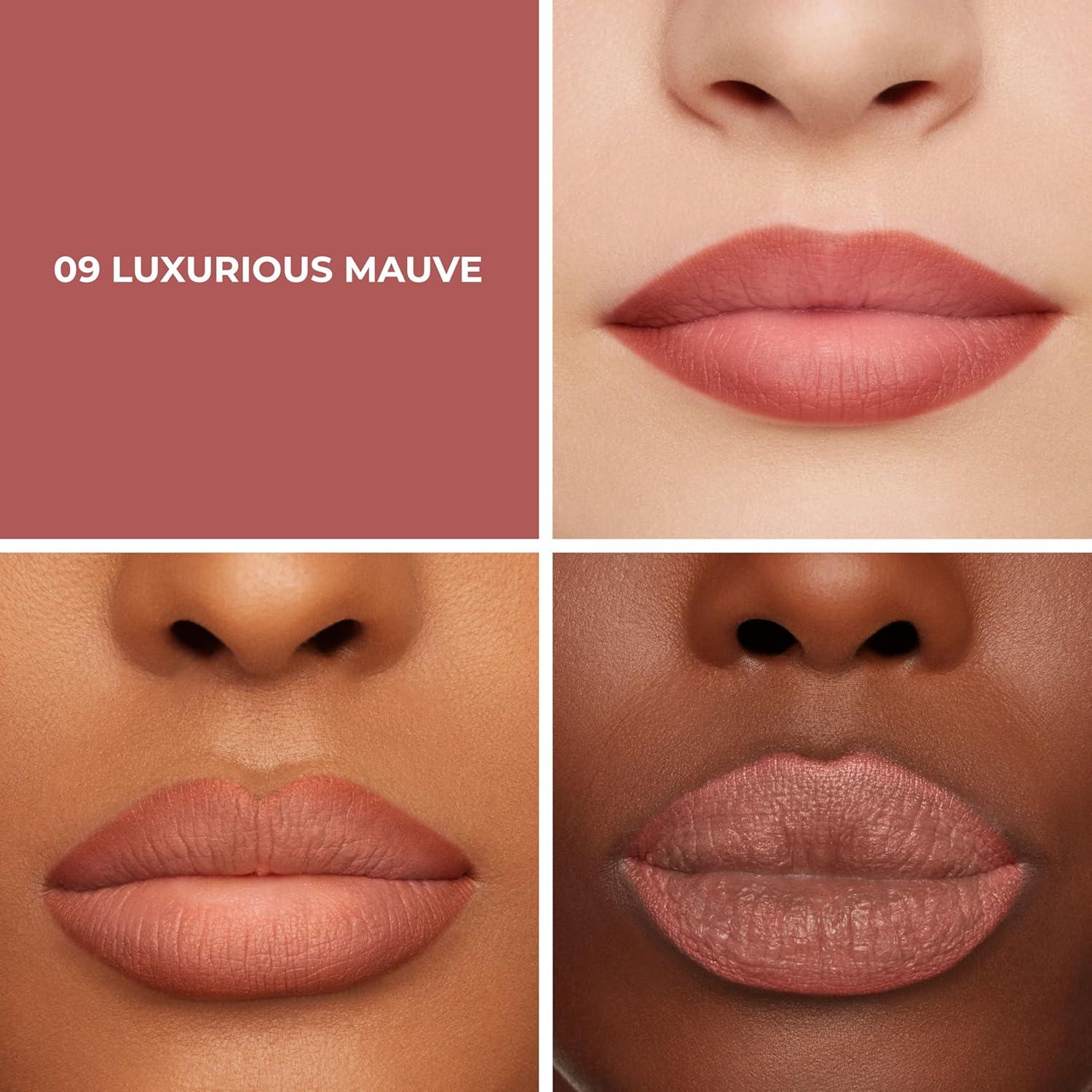 imageLaura Mercier Caviar Perfecting Lip Liner Pencil 16HR Longwear Comfortable NonDragging Application Feather and WaterProof Infused with French Hyaluronic Acid and Vitamin E09 Luxurious Mauve  Warm Dusty Mauve