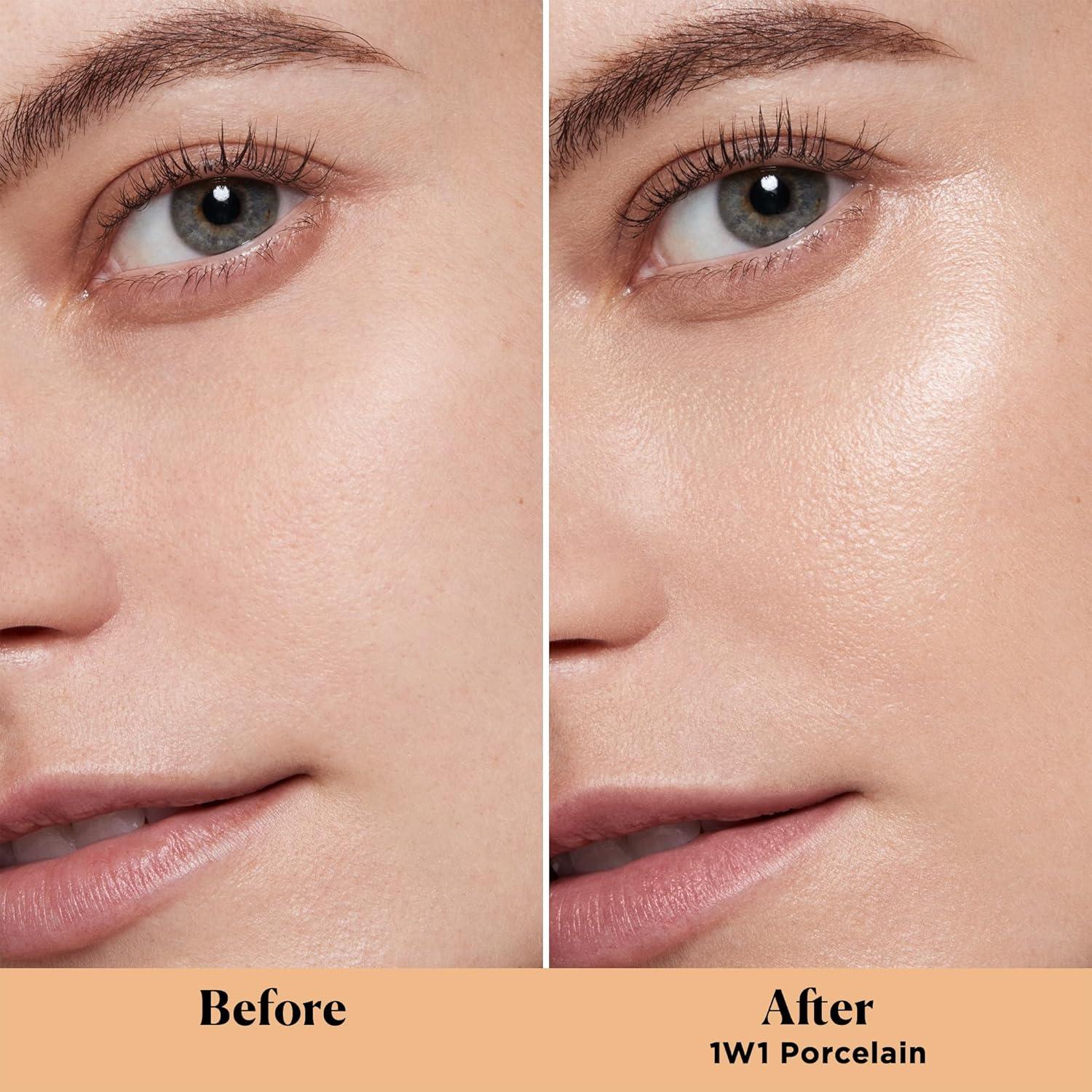 imageLaura Mercier Tinted Moisturizer Light Revealer Natural Skin Illuminator with SPF 25 All Day Hydration UltraSheer Coverage Luminous ampamp Radiant Finish Skin Tint1W1 Porcelain  fair warm 04