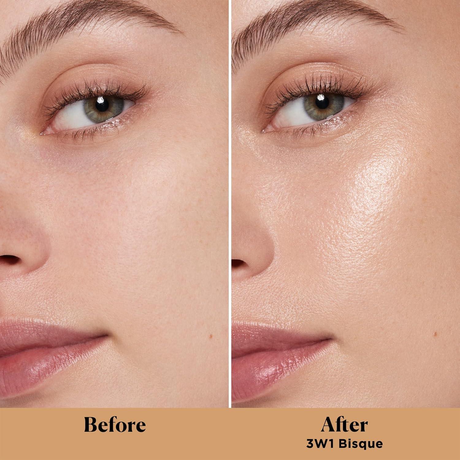 imageLaura Mercier Tinted Moisturizer Light Revealer Natural Skin Illuminator with SPF 25 All Day Hydration UltraSheer Coverage Luminous ampamp Radiant Finish Skin Tint3W1 Bisque  medium warm 08