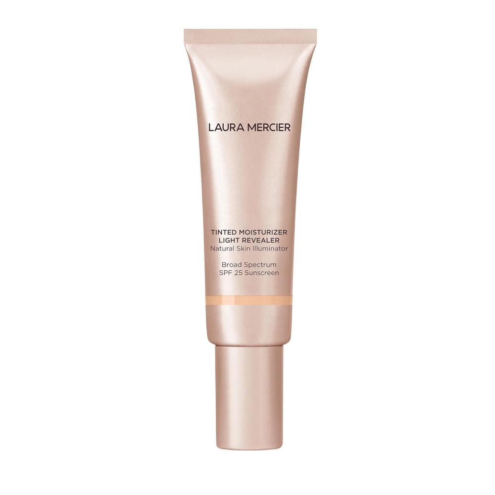 imageLaura Mercier Tinted Moisturizer Light Revealer Natural Skin Illuminator with SPF 25 All Day Hydration UltraSheer Coverage Luminous ampamp Radiant Finish Skin Tint0N1 Petal  very fair neutral 01