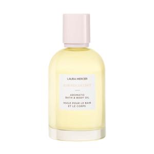 Laura Mercier Aromatic Bath & Body Oil, 48HR Hydration, Smooths, Softens and Brightens Skin, Luxurious(Almond Coconut)
