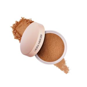 Laura Mercier Translucent Loose Talc-Free Setting Powder Ultra-Blur: Hyaluronic Acid Infused, Natural & Blurring Finish, Long Lasting, 4 Shades, Holiday Gift Set(Translucent Medium Deep)