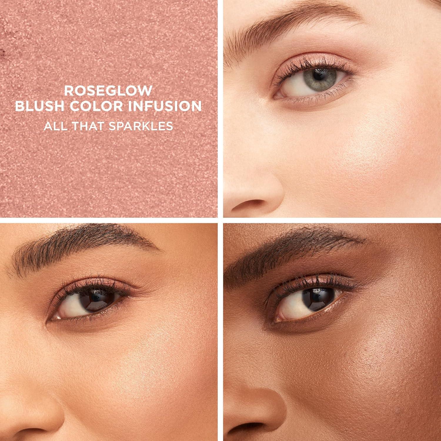 imageLaura Mercier Blush Color Infusion Sheer Pressed Powder Blush for Cheeks Buildable Formula 10HR Wear Long Lasting Color Matte and Shimmer FinishesAll That Sparkles  Shimmer Dirty Rose