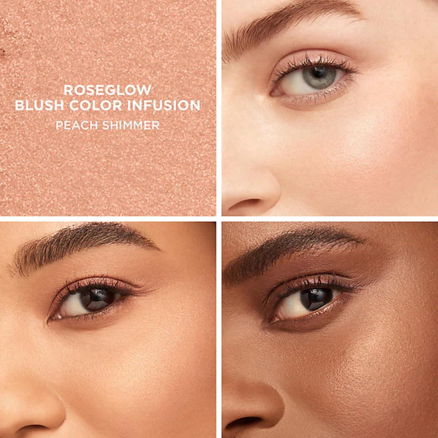 imageLaura Mercier Blush Color Infusion Sheer Pressed Powder Blush for Cheeks Buildable Formula 10HR Wear Long Lasting Color Matte and Shimmer FinishesPeach Shimmer  Shimmer Pale Nude