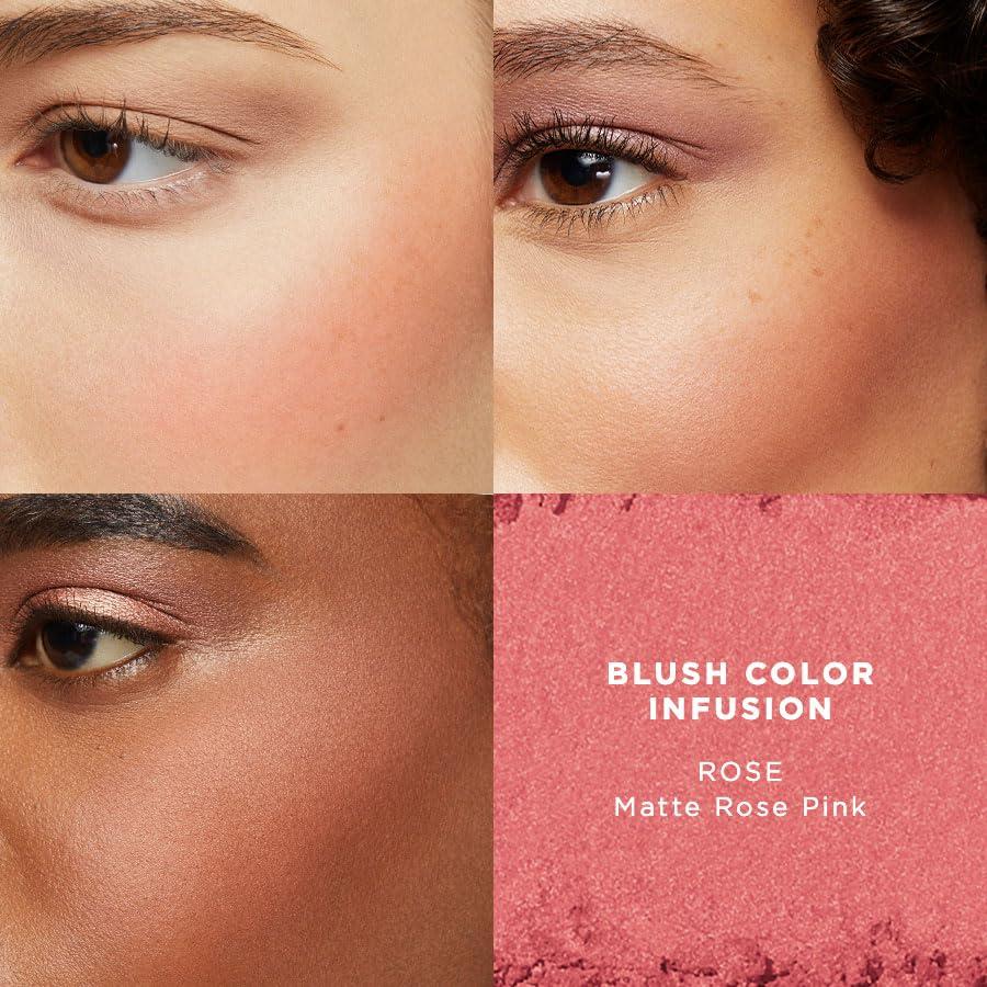 imageLaura Mercier Blush Color Infusion Sheer Pressed Powder Blush for Cheeks Buildable Formula 10HR Wear Long Lasting Color Matte and Shimmer FinishesRose  Matte Rose Pink