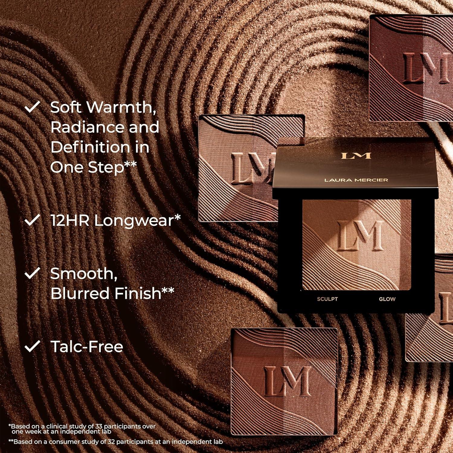 imageLaura Mercier Bronze Color Infusion 12HR Long Wear TalcFree Bronzer Powder SkinSmoothing Lightweight and Breathable Natural Glow Duo with Matte and Luminous Finishes20 Marseille