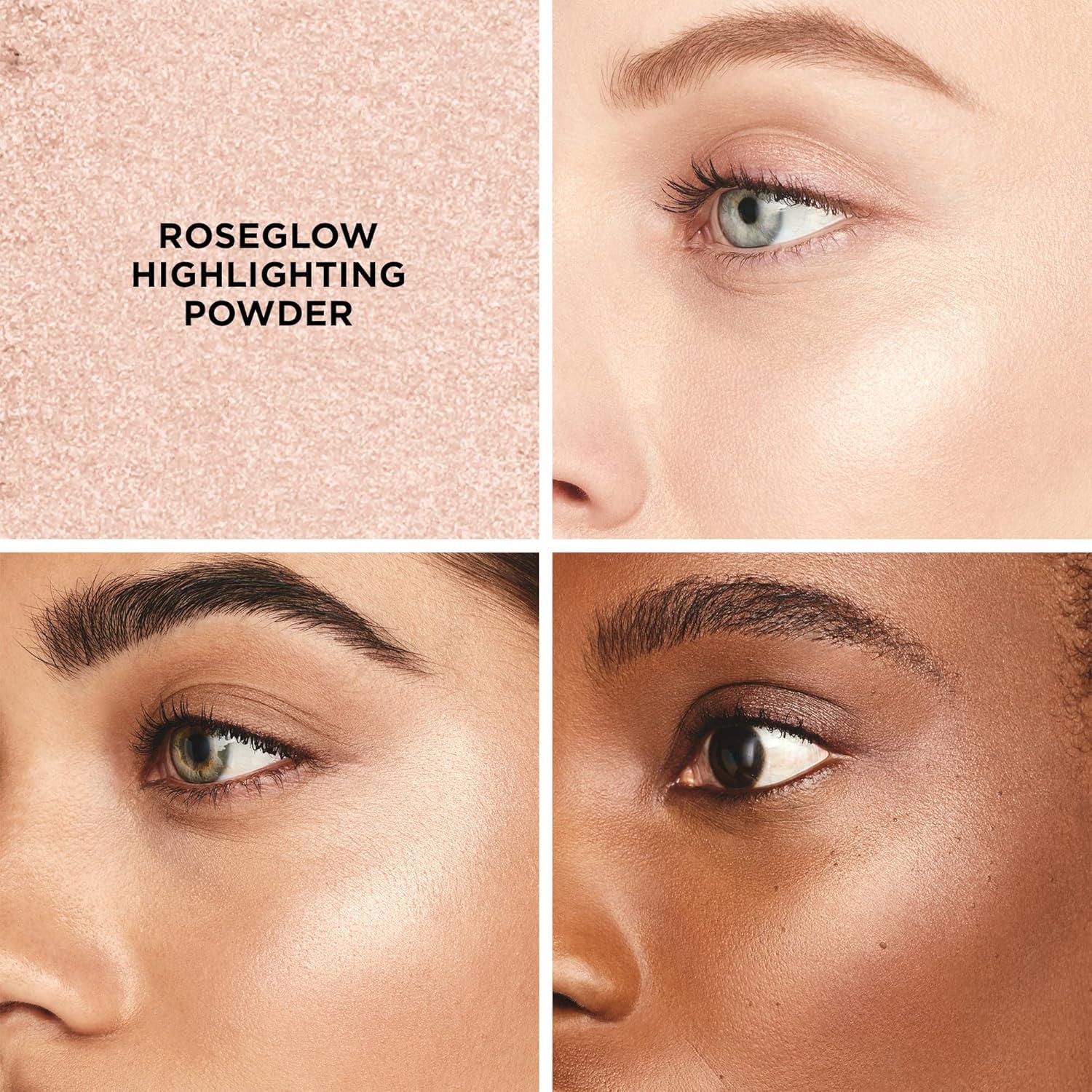 imageLaura Mercier RoseGlow Highlighting Powder Rosy Neutral Highlighter Makeup Buildable Coverage Natural Dewy Finish For All Skin Tones Light Reflecting PearlsRose Glow