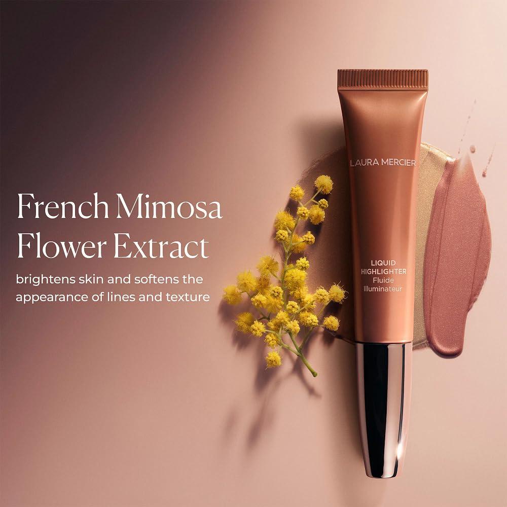 imageLaura Mercier RoseGlow Liquid Highlighter Rosy Highlighting Liquid Radiant Luminous ampamp Soft Focus Finish Unique Pearl Blend For All Skin Tones Champagne PinkChampagne Pink