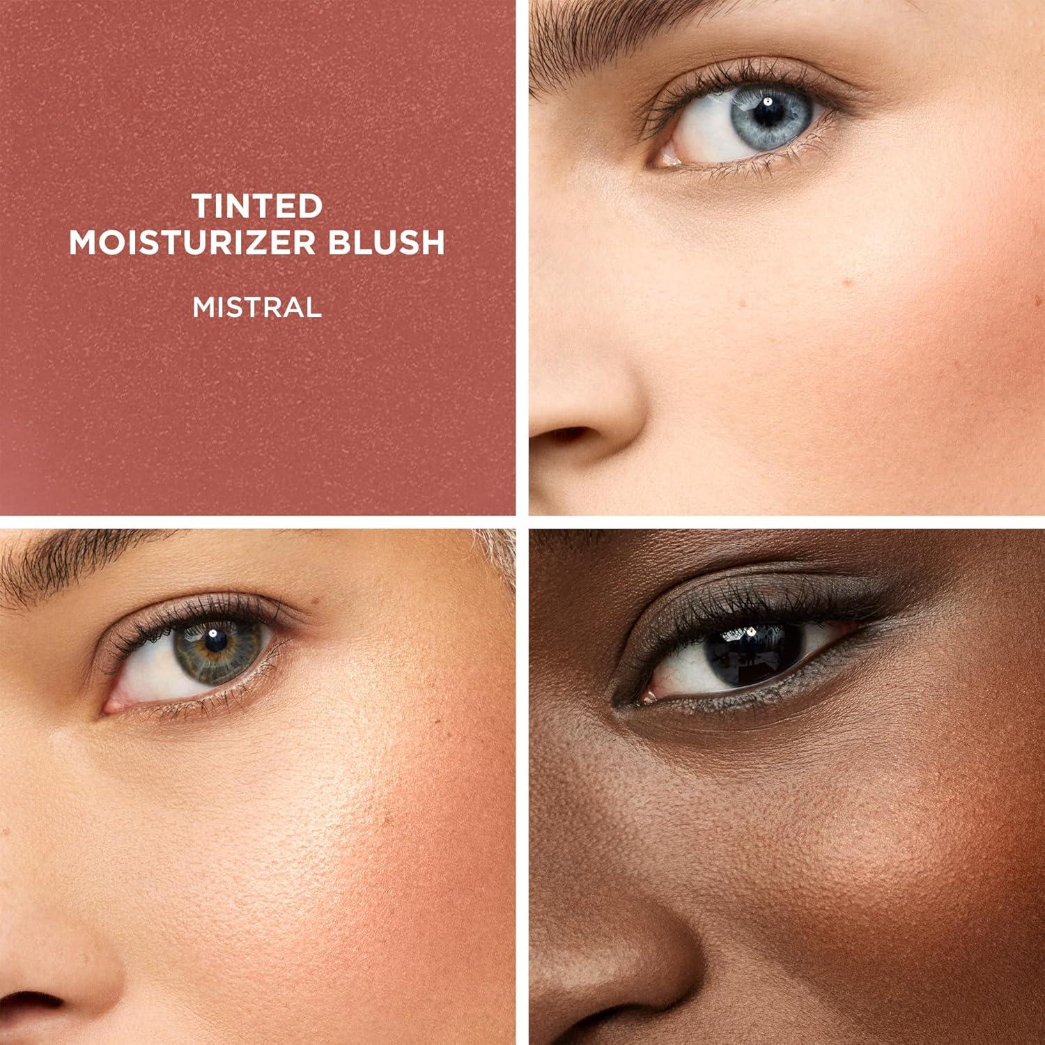 imageLaura Mercier Tinted Moisturizer Blush Long Lasting Cream Blush Lightweight Buildable Coverage 12 HR Hydrating Wear Crme and Shimmer Finishes Cheek TintMistral  Shimmering Warm Rose