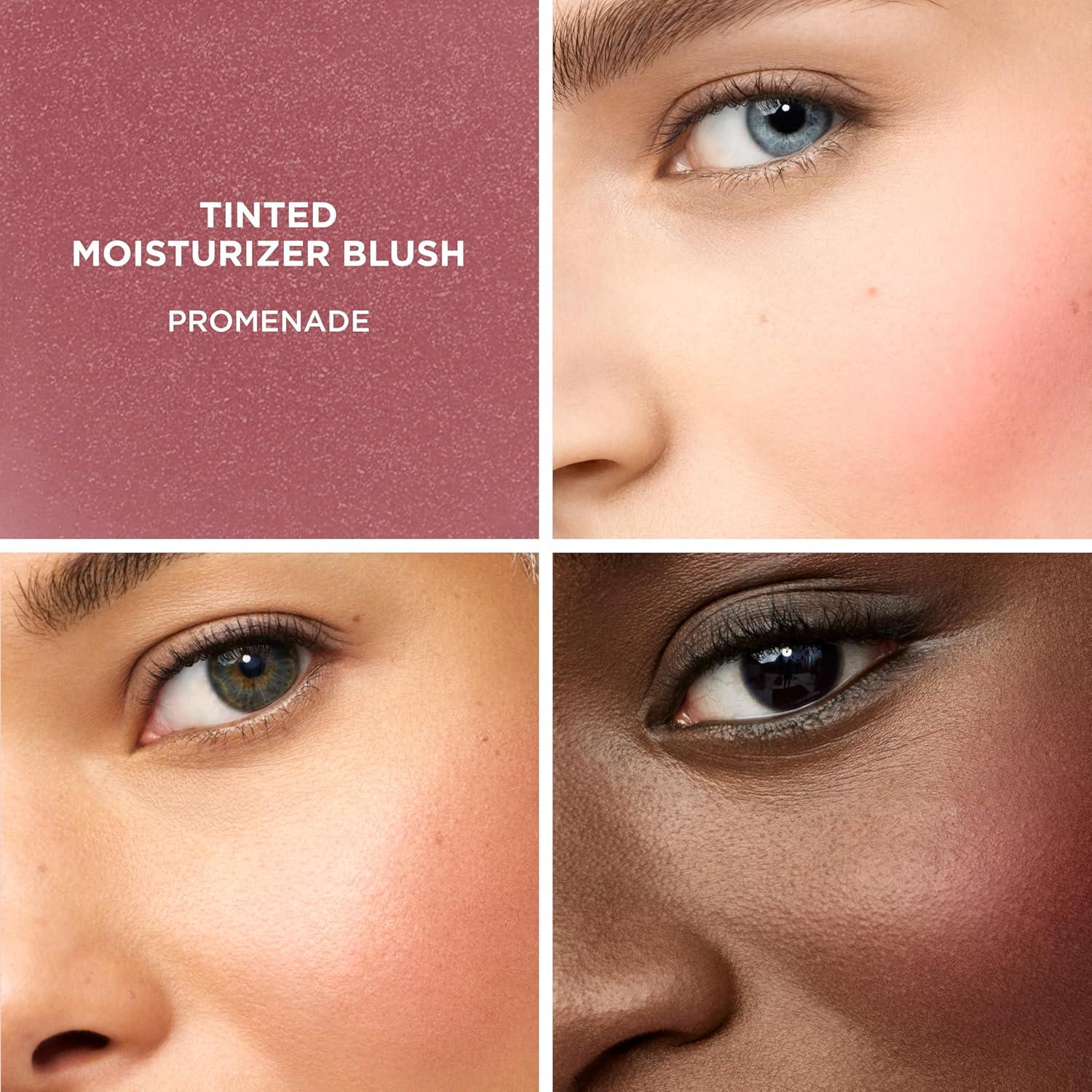 imageLaura Mercier Tinted Moisturizer Blush Long Lasting Cream Blush Lightweight Buildable Coverage 12 HR Hydrating Wear Crme and Shimmer Finishes Cheek TintPromenade  Deep Blue Rose with Gold Sheen