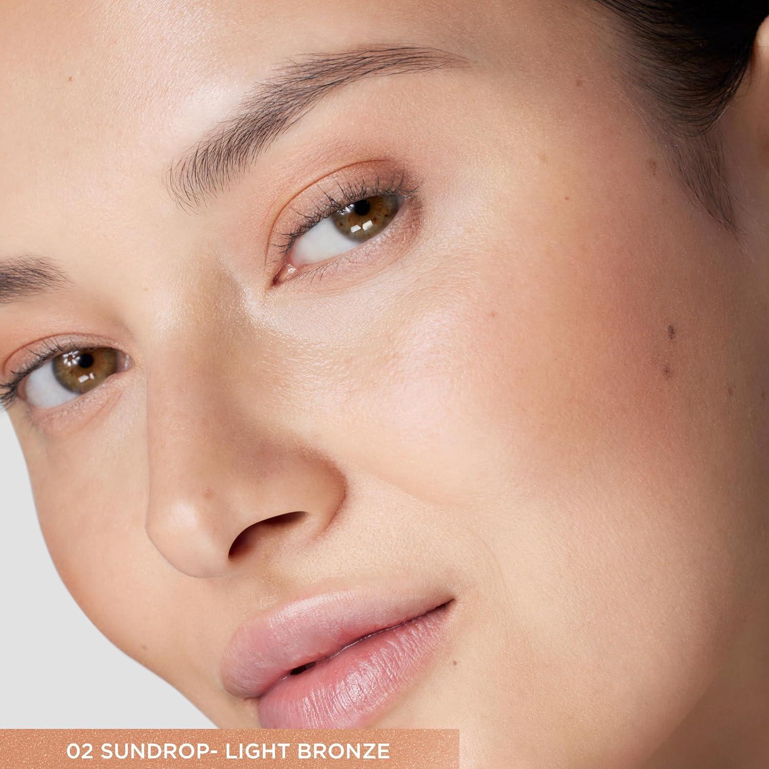 imageLaura Mercier Tinted Moisturizer Bronzer Long Lasting Sheer Cream Bronzer Weightless Buildable Coverage 12 HR Hydrating Wear NonComedogenic 6 Shades for All Skin Tones02 Sundrop  Light Bronze
