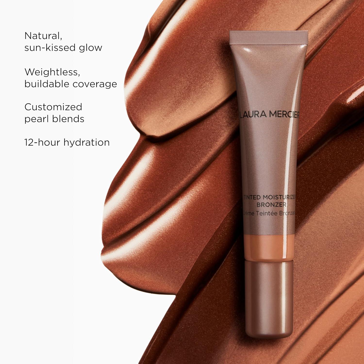 imageLaura Mercier Tinted Moisturizer Bronzer Long Lasting Sheer Cream Bronzer Weightless Buildable Coverage 12 HR Hydrating Wear NonComedogenic 6 Shades for All Skin Tones01 Sunshine  Fair Bronze