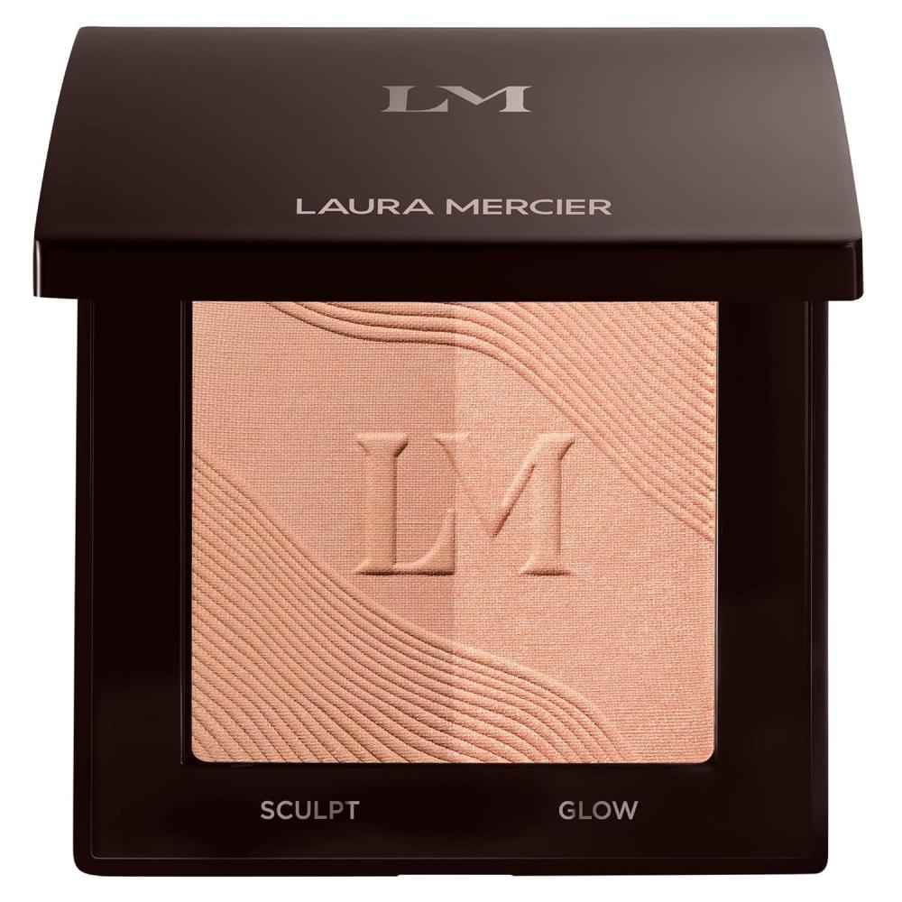 imageLaura Mercier Bronze Color Infusion 12HR Long Wear TalcFree Bronzer Powder SkinSmoothing Lightweight and Breathable Natural Glow Duo with Matte and Luminous Finishes10 SainteCroix