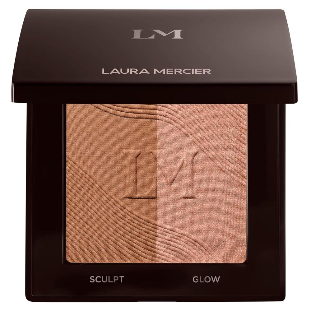 imageLaura Mercier Bronze Color Infusion 12HR Long Wear TalcFree Bronzer Powder SkinSmoothing Lightweight and Breathable Natural Glow Duo with Matte and Luminous Finishes30 Cannes