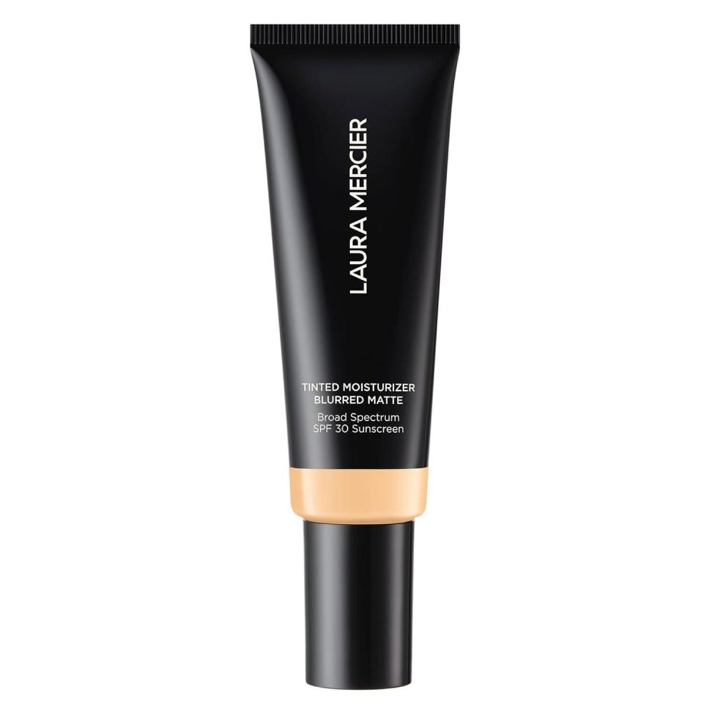 imageLaura Mercier Tinted Moisturizer Blurred Matte with SPF 30 24HR Shine Control and Blurring Long Lasting Sheer to Light Buildable Coverage Blurs the Look of Pores Skin Tint1W Blonde  Fair with warm undertones