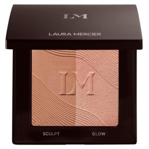 Laura Mercier Bronze Color Infusion, 12HR Long Wear, Talc-Free Bronzer Powder, Skin-Smoothing, Lightweight and Breathable, Natural Glow, Duo with Matte and Luminous Finishes(20 Marseille)