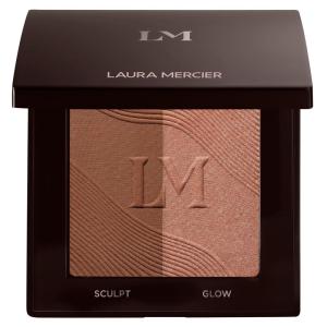 Laura Mercier Bronze Color Infusion, 12HR Long Wear, Talc-Free Bronzer Powder, Skin-Smoothing, Lightweight and Breathable, Natural Glow, Duo with Matte and Luminous Finishes(40 Riviera)