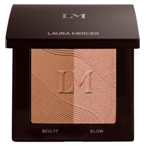 Laura Mercier Bronze Color Infusion, 12HR Long Wear, Talc-Free Bronzer Powder, Skin-Smoothing, Lightweight and Breathable, Natural Glow, Duo with Matte and Luminous Finishes(30 Cannes)