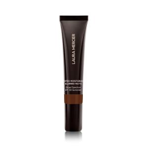 Laura Mercier Tinted Moisturizer Blurred Matte with SPF 30: 24HR+ Shine Control and Blurring, Long Lasting, Sheer to Light, Buildable Coverage, Blurs the Look of Pores, Skin Tint(7N Mahogany – Rich Deep with neutral undertones)