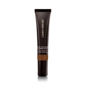 Laura Mercier Tinted Moisturizer Blurred Matte with SPF 30: 24HR+ Shine Control and Blurring, Long Lasting, Sheer to Light, Buildable Coverage, Blurs the Look of Pores, Skin Tint(6N Umber – Deep with neutral undertones)