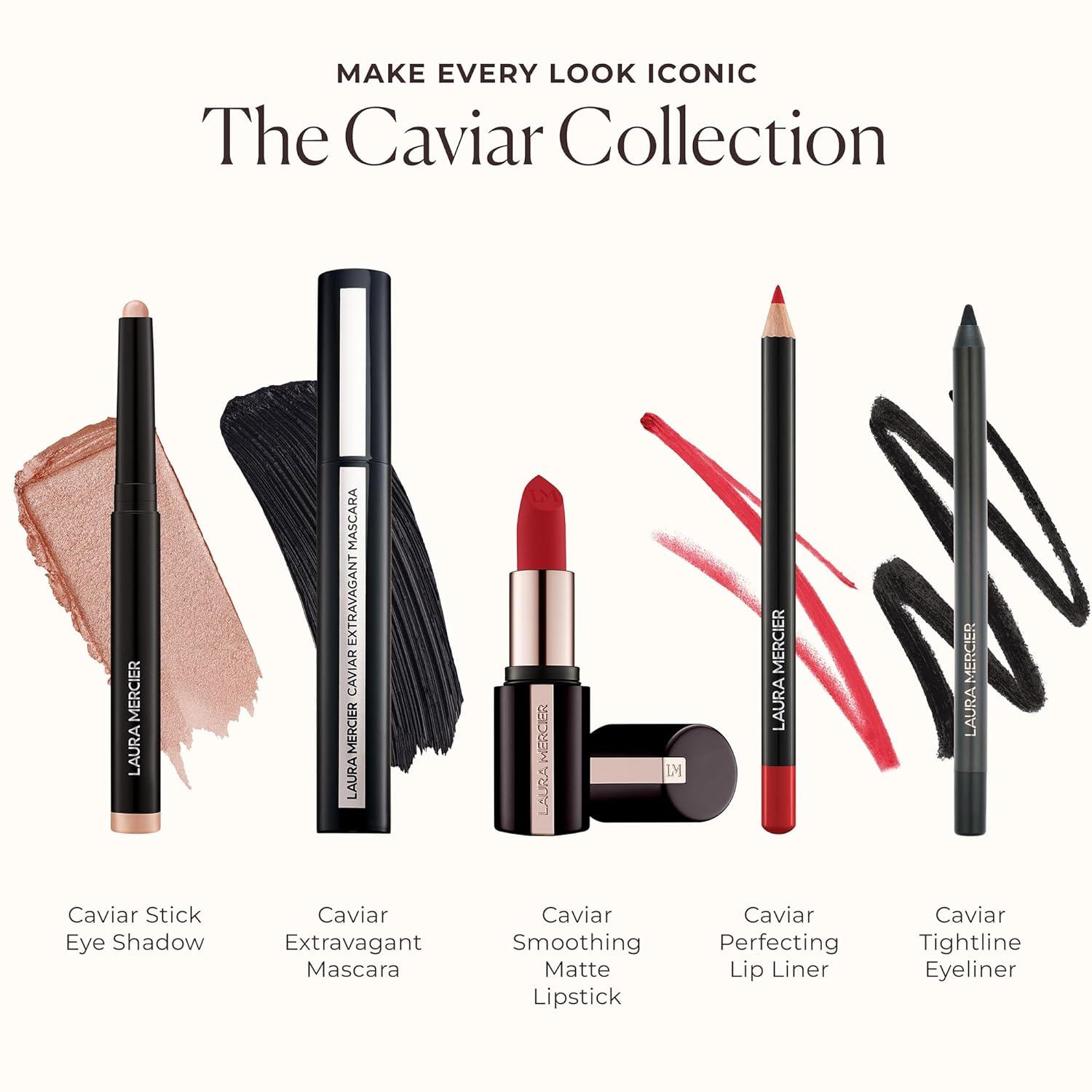 imageLaura Mercier Caviar Extravagant Mascara Volume and Length 3X Curl and Lift 24HR Buildable Wear Promotes Stronger Healthier Lashes Intense Black Smudge ampamp TransferProofFull Size