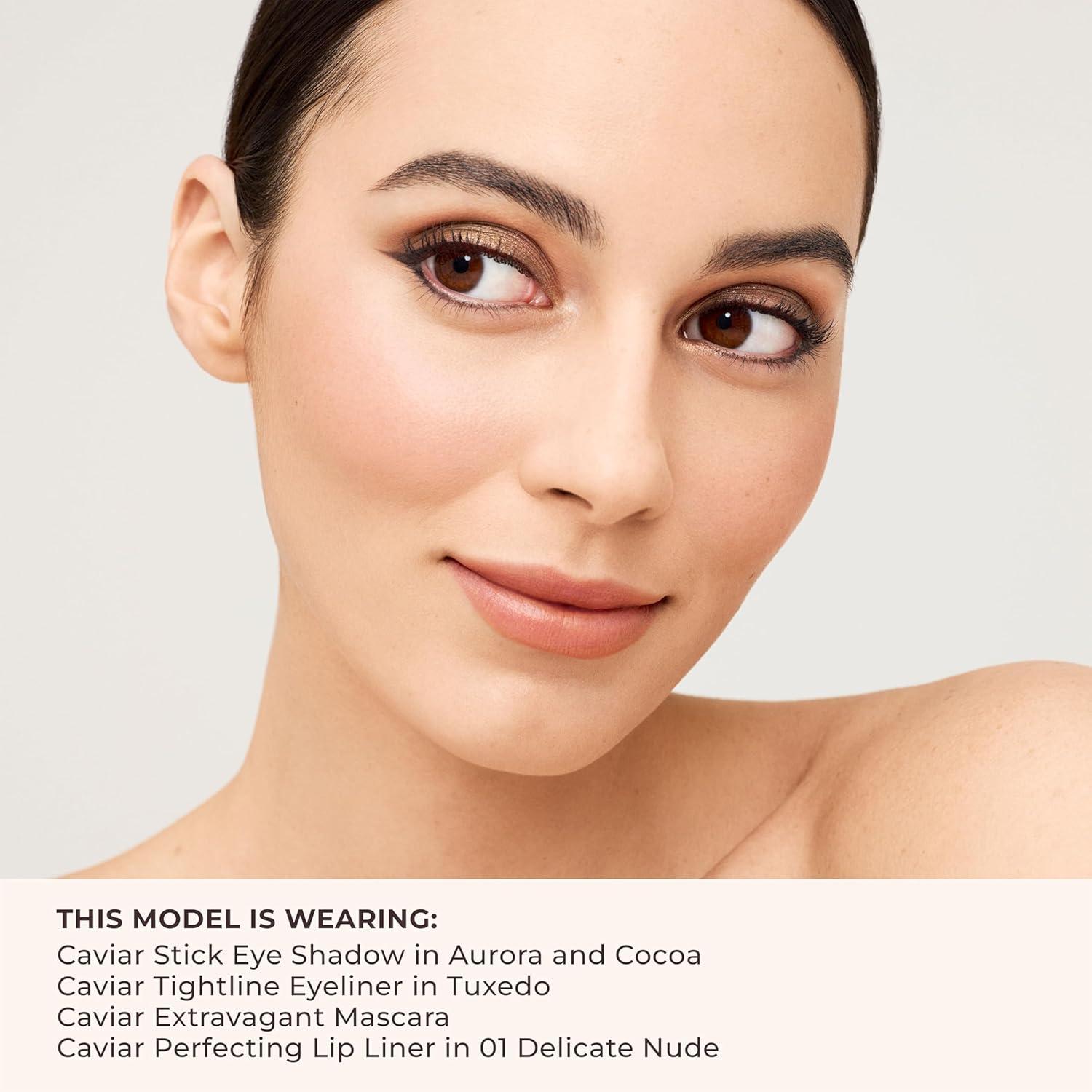 imageLaura Mercier Caviar Extravagant Mascara Volume and Length 3X Curl and Lift 24HR Buildable Wear Promotes Stronger Healthier Lashes Intense Black Smudge ampamp TransferProofFull Size