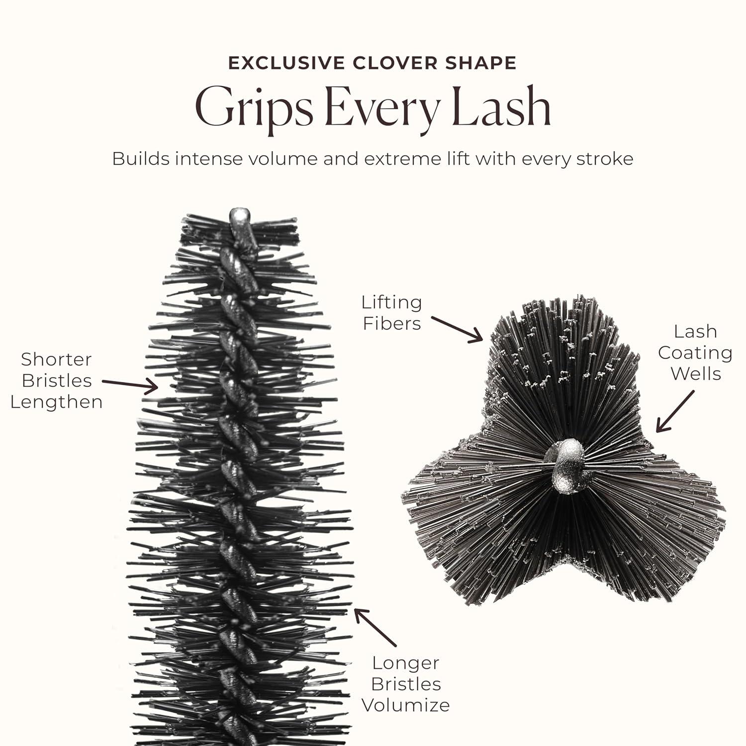 imageLaura Mercier Caviar Extravagant Mascara Volume and Length 3X Curl and Lift 24HR Buildable Wear Promotes Stronger Healthier Lashes Intense Black Smudge ampamp TransferProofFull Size