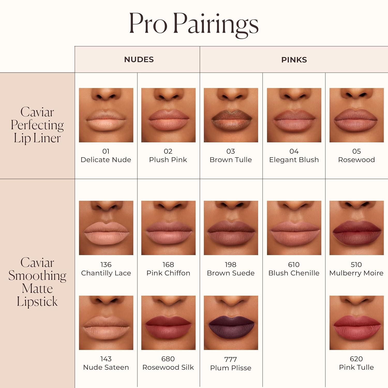 imageLaura Mercier Caviar Smoothing Matte Lipstick 16HR Hydration Long Lasting Wear High Impact Color Smudge ampamp TransferProof Hyaluronic Acid and Vitamin E Infused198 Brown Suede  Dirty Rose