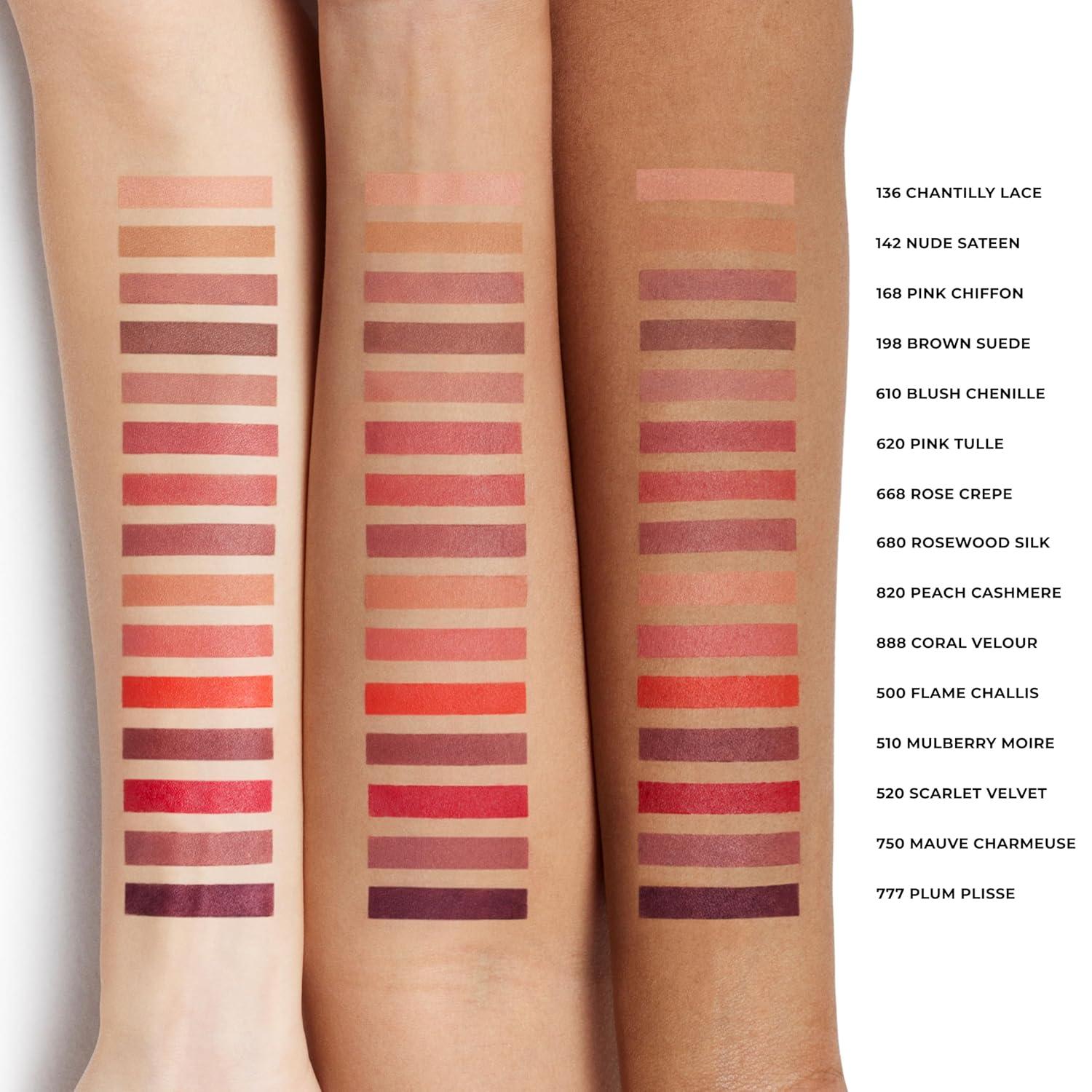 imageLaura Mercier Caviar Smoothing Matte Lipstick 16HR Hydration Long Lasting Wear High Impact Color Smudge ampamp TransferProof Hyaluronic Acid and Vitamin E Infused198 Brown Suede  Dirty Rose