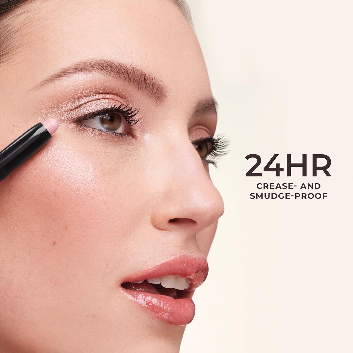 imageLaura Mercier Caviar Stick Cream Eyeshadow Shimmer and Matte Finishes 24HR Wear Long Lasting Rich Color Easily Blendable and Buildable Waterproof Hyaluronic Acid InfusedStrapless  Wild Rose and Rose Meringue