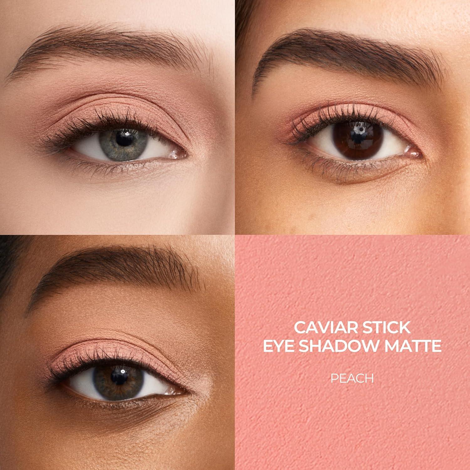 imageLaura Mercier Caviar Stick Cream Eyeshadow Shimmer and Matte Finishes 24HR Wear Long Lasting Rich Color Easily Blendable and Buildable Waterproof Hyaluronic Acid InfusedMatte Peach  Peach