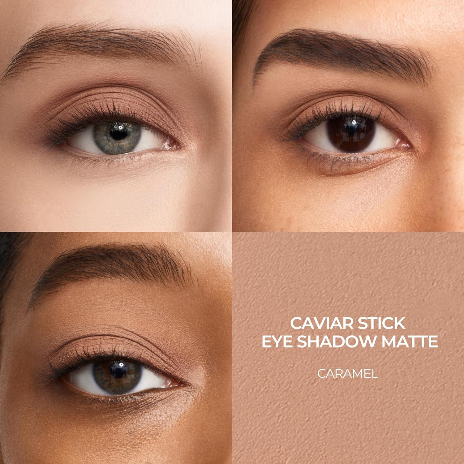 imageLaura Mercier Caviar Stick Cream Eyeshadow Shimmer and Matte Finishes 24HR Wear Long Lasting Rich Color Easily Blendable and Buildable Waterproof Hyaluronic Acid InfusedMatte Caramel  Neutral Light Brown