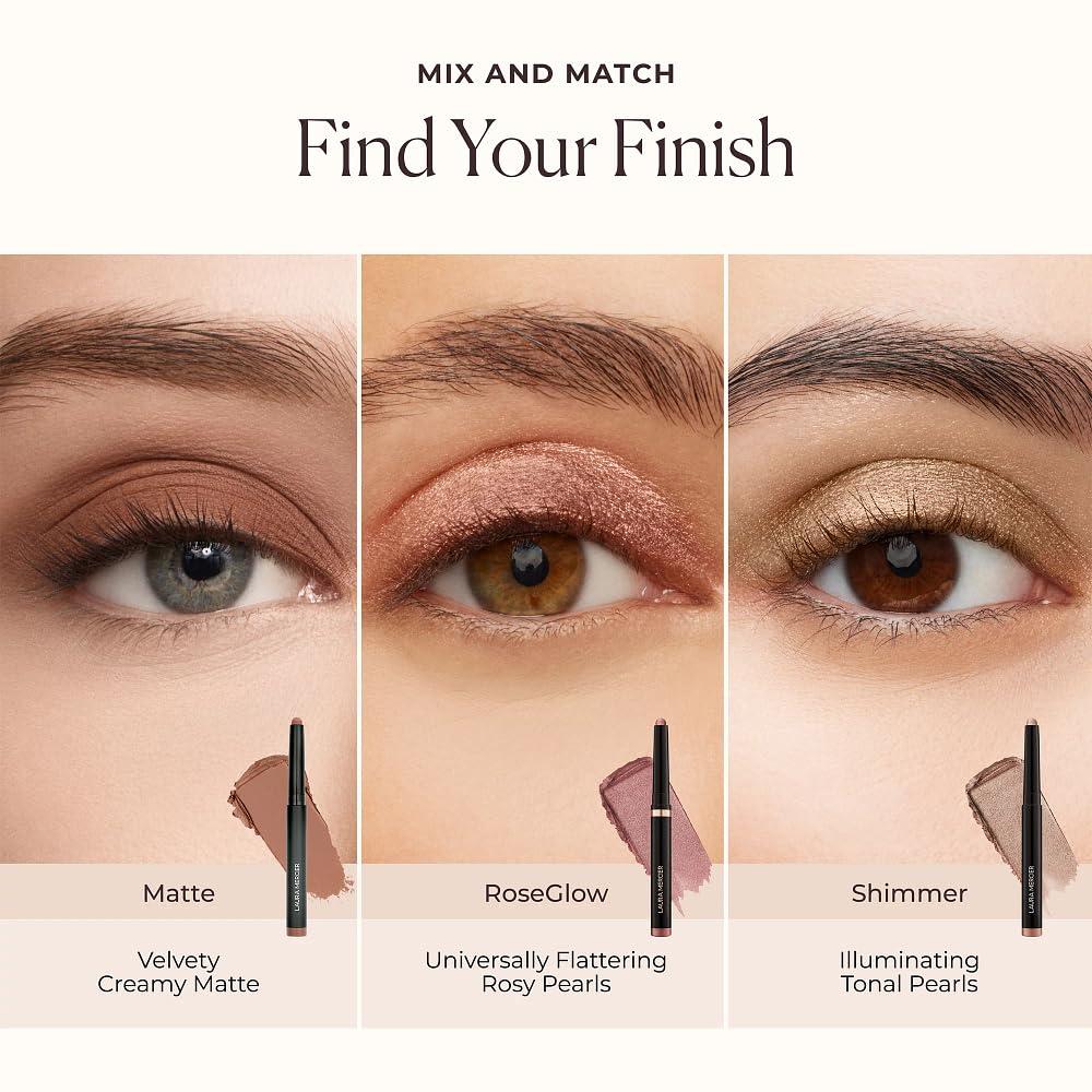 imageLaura Mercier Caviar Stick Cream Eyeshadow Shimmer and Matte Finishes 24HR Wear Long Lasting Rich Color Easily Blendable and Buildable Waterproof Hyaluronic Acid InfusedModern Rose
