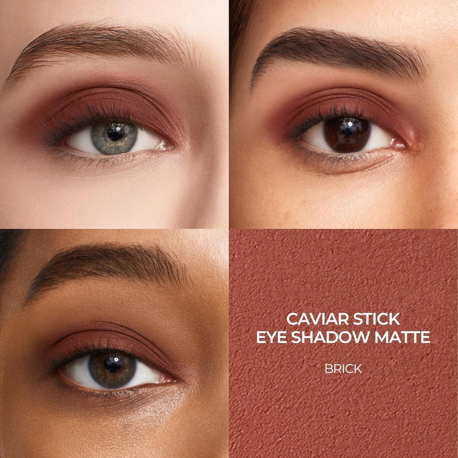 imageLaura Mercier Caviar Stick Cream Eyeshadow Shimmer and Matte Finishes 24HR Wear Long Lasting Rich Color Easily Blendable and Buildable Waterproof Hyaluronic Acid InfusedMatte Brick  Chestnut Brown