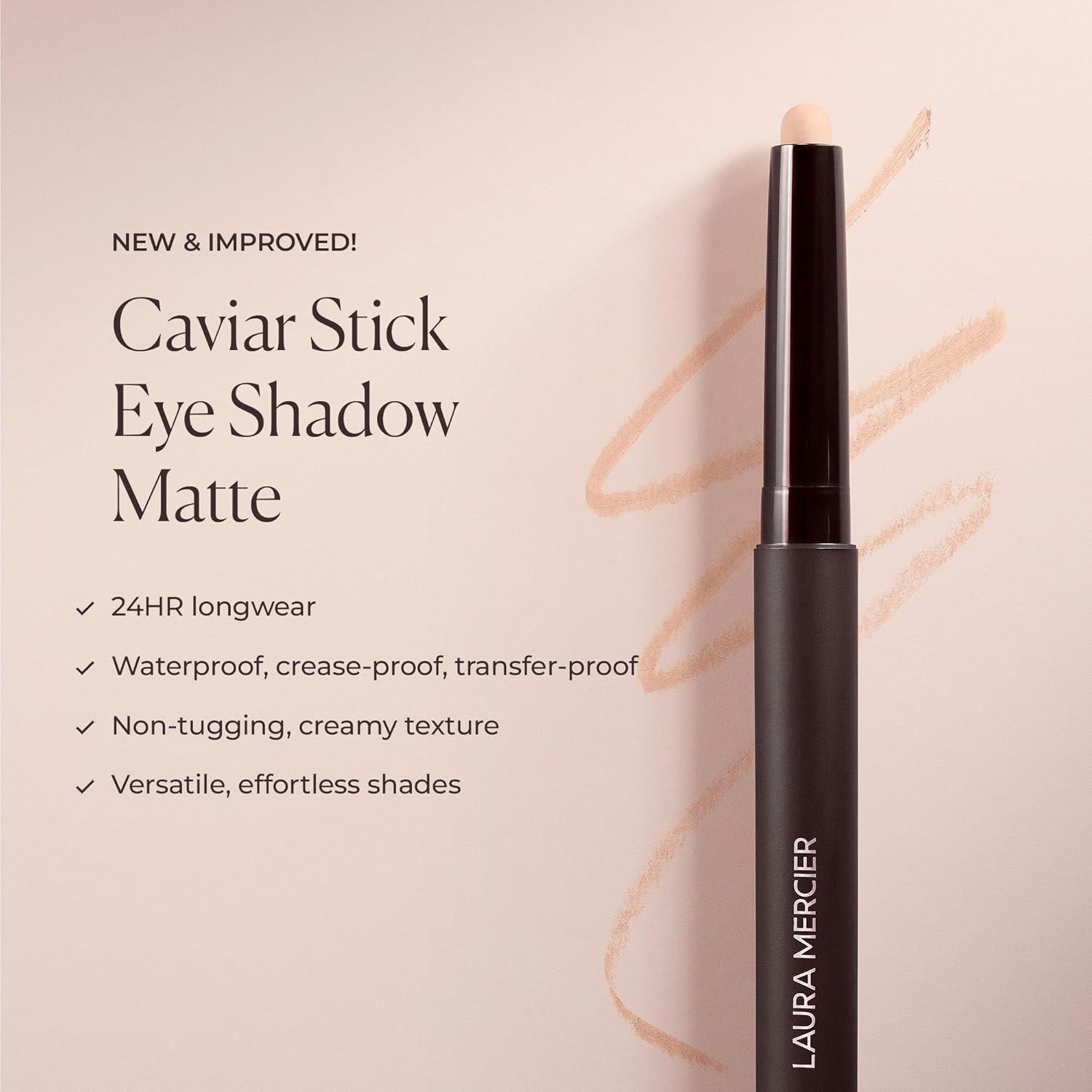 imageLaura Mercier Caviar Stick Cream Eyeshadow Shimmer and Matte Finishes 24HR Wear Long Lasting Rich Color Easily Blendable and Buildable Waterproof Hyaluronic Acid InfusedMatte Brick  Chestnut Brown
