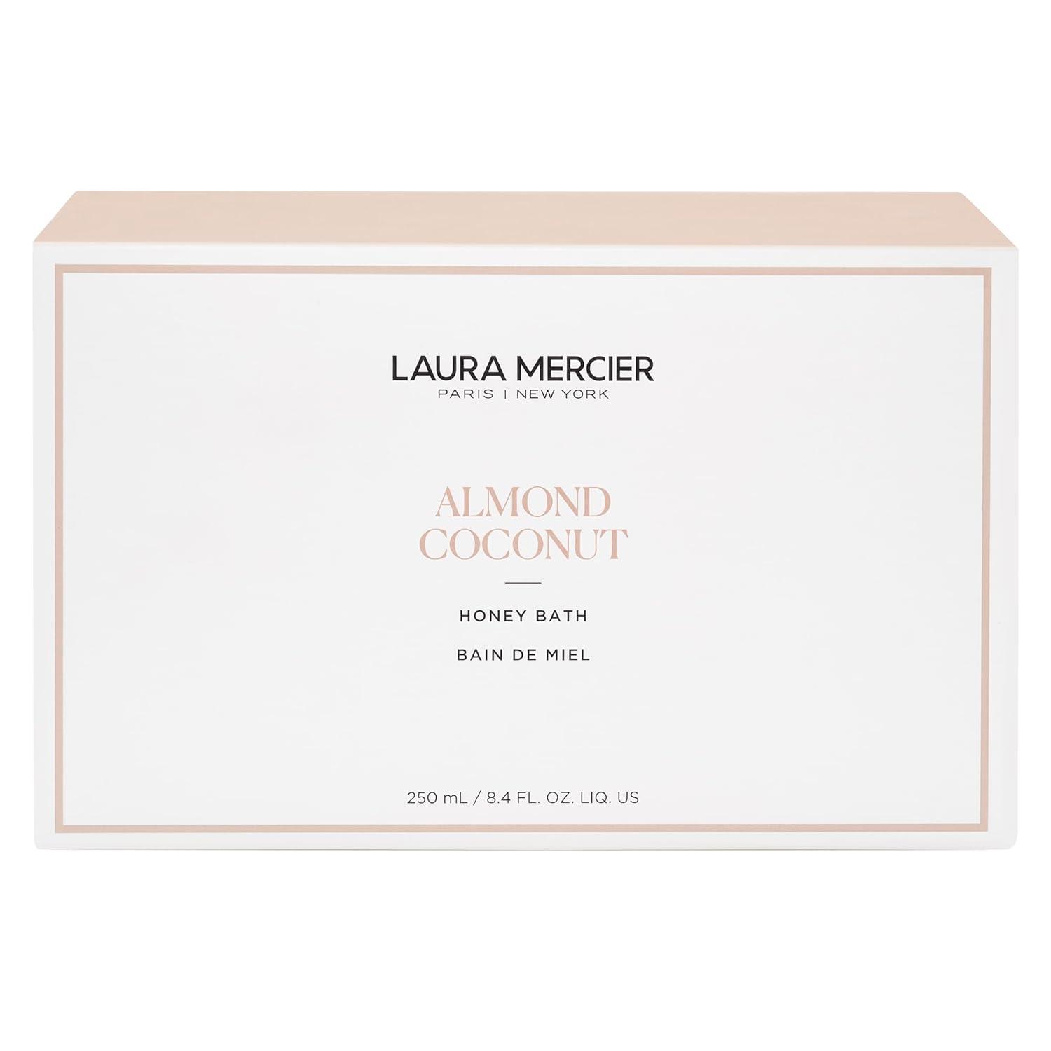imageLaura Mercier Honey Bath Gel Foaming Bubble Bath LongLasting Hydration Helps Maintain Skins Moisture Provides Visible Radiance Suitable for All Skin TypesAlmond Coconut