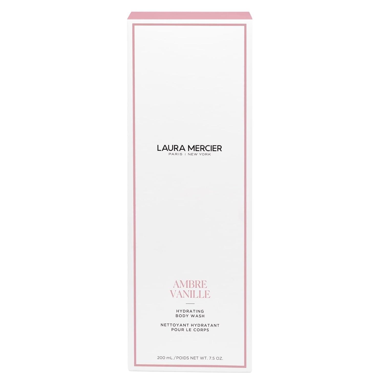 imageLaura Mercier Hydrating Body Wash Foaming Daily Body Cleanser Up to 10HR Hydration Softens and Smooths Skin NonDrying Formula Creamy Gel TextureAmbre Vanille