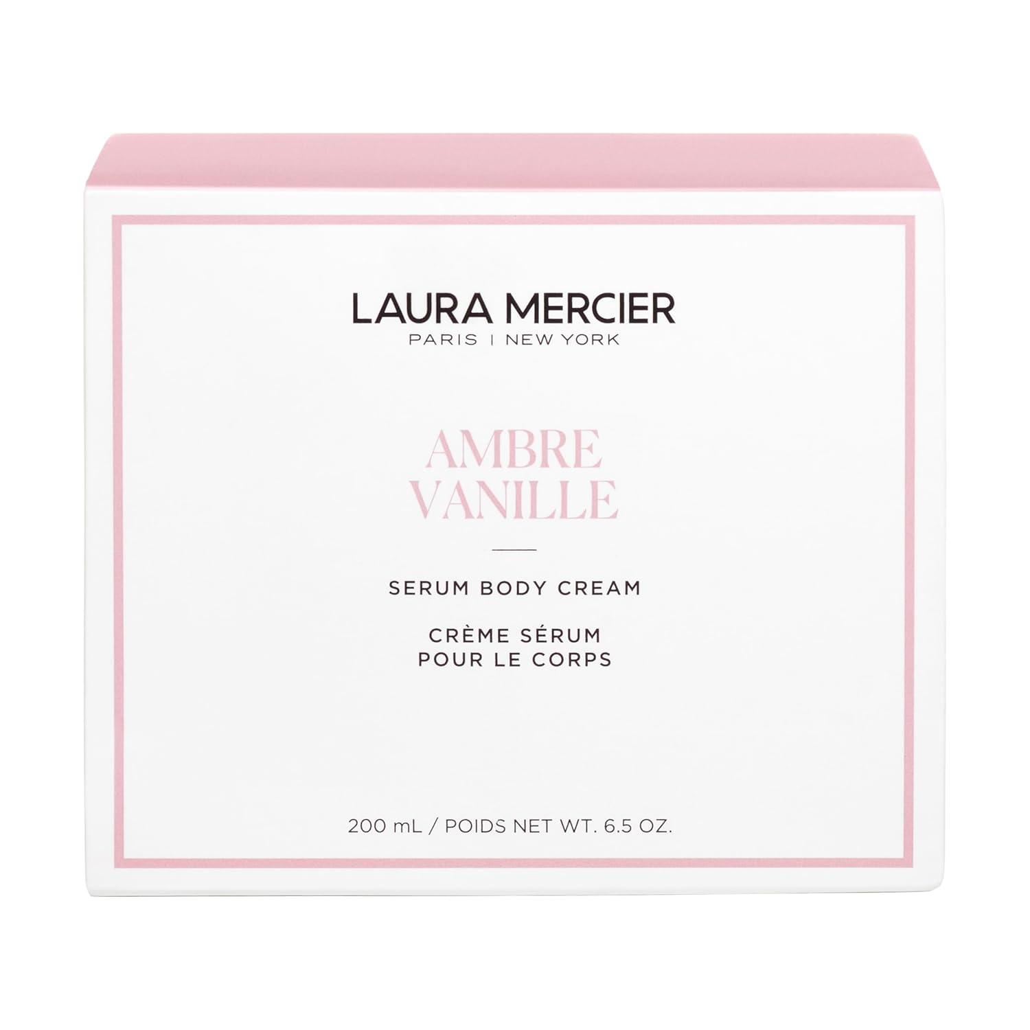 imageLaura Mercier Serum Body Cream Moisturizing SerumInfused 48HR Hydration Improves Skin Barrier Soothes Dry Skin Shea Butter and Squalane Intensely Nourishes Bath ampamp Body Set Holiday Gift SetAmbre Vanille