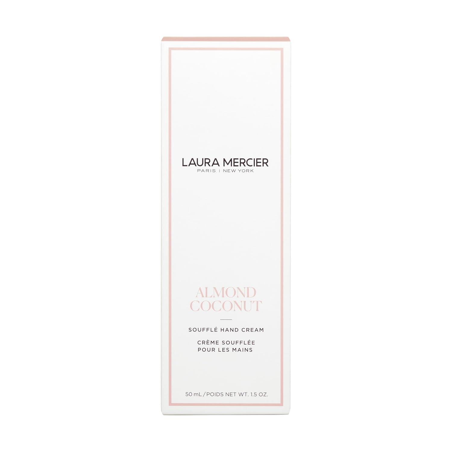 imageLaura Mercier Souffl Hand Cream 24HR Hydration Nourishes and Repairs Instantly Moisturizes and Improves Skin Texture Infused with Shea Mango and Cocoa Butters Holiday GiftAlmond Coconut