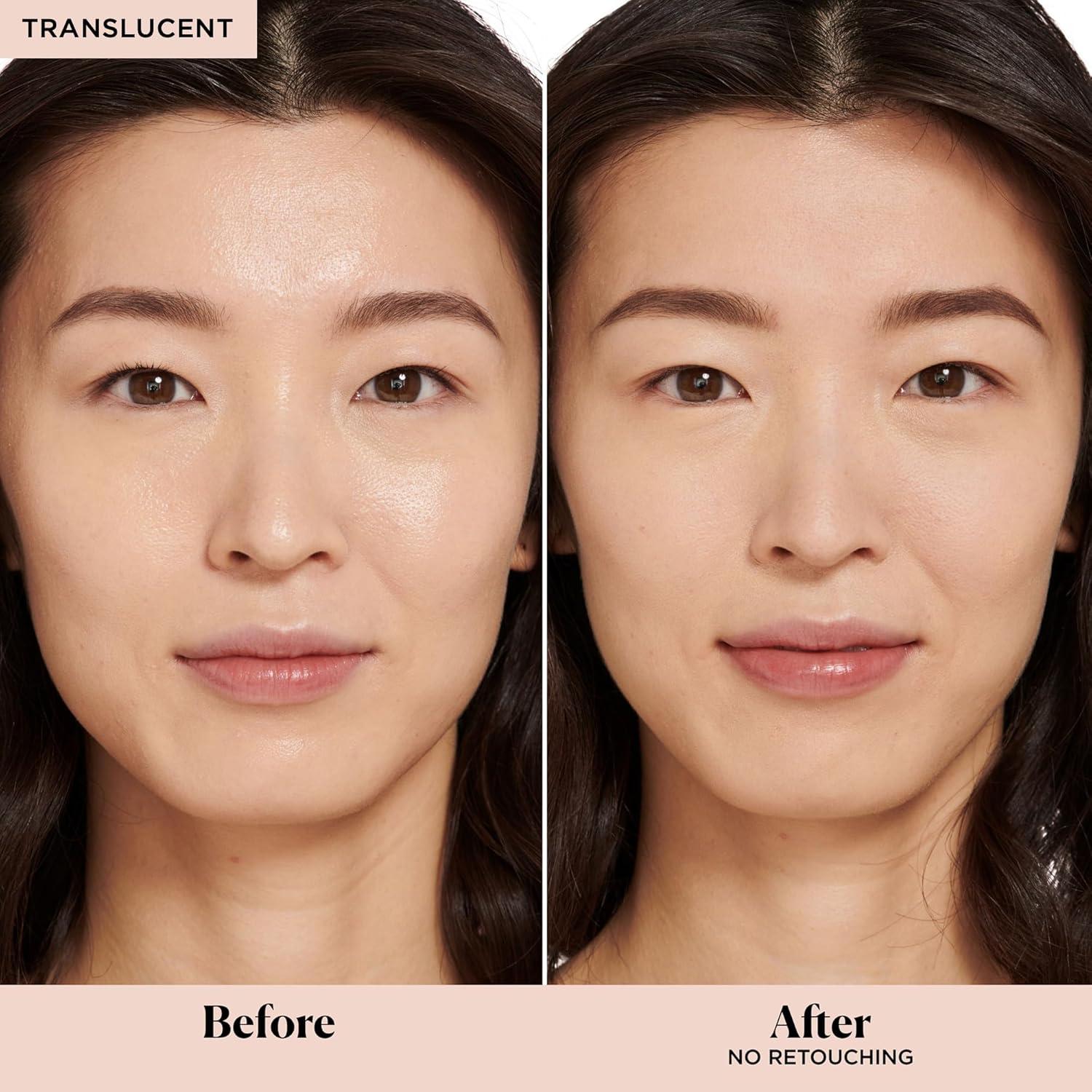 imageLaura Mercier Translucent Loose Setting Powder 24HR Shine Control Infused with Vitamins C  E Soft Matte Finish Normal to Oily Skin 4 Shades for Virtually All Skin Tones Holiday Gift SetTranslucent Set Rosegold Caviar Stick Included
