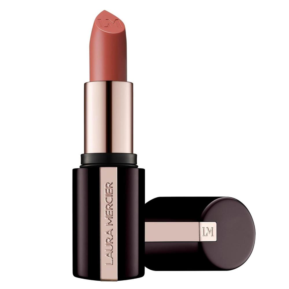 imageLaura Mercier Caviar Hydra Crme Lipstick 16HR Hydration and Lip Barrier Repair All Day Wear Plumping Smudge ampamp Fadeproof Creamy Satin Finish Infused with Hyaluronic Acid738 Les Halles  Beige Cinnamon