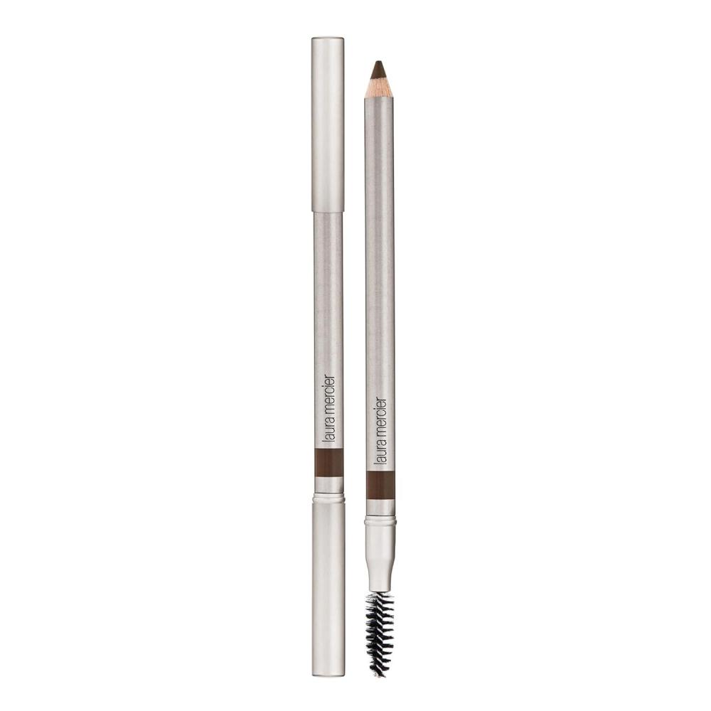 imageLaura Mercier Eye Brow Pencil Fine Tip Fills Defines and Shapes for Perfectly NaturalLooking Eyebrows Creamy TextureSoft Brunette  Light Chocolate Brown