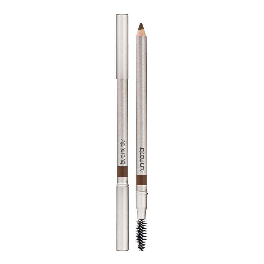 imageLaura Mercier Eye Brow Pencil Fine Tip Fills Defines and Shapes for Perfectly NaturalLooking Eyebrows Creamy TextureWarm Brunette  Neutral Brown