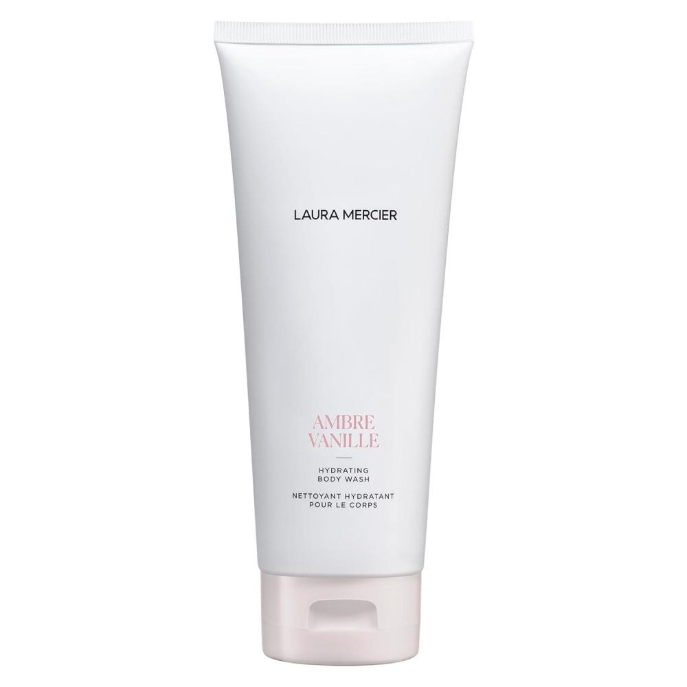 imageLaura Mercier Hydrating Body Wash Foaming Daily Body Cleanser Up to 10HR Hydration Softens and Smooths Skin NonDrying Formula Creamy Gel TextureAmbre Vanille