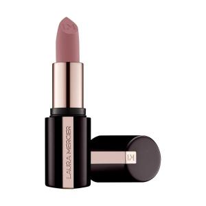Laura Mercier Caviar Smoothing Matte Lipstick, 16HR Hydration, Long Lasting Wear, High Impact Color, Smudge- & Transfer-Proof, Hyaluronic Acid and Vitamin E Infused(168 Pink Chiffon – Deep-Tone Beige)