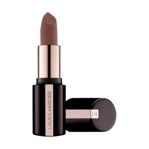 Laura Mercier Caviar Smoothing Matte Lipstick, 16HR Hydration, Long Lasting Wear, High Impact Color, Smudge- & Transfer-Proof, Hyaluronic Acid and Vitamin E Infused(198 Brown Suede – Dirty Rose)
