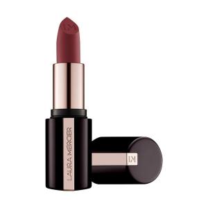 Laura Mercier Caviar Smoothing Matte Lipstick, 16HR Hydration, Long Lasting Wear, High Impact Color, Smudge- & Transfer-Proof, Hyaluronic Acid and Vitamin E Infused(510 Mulberry Moire -Deep Warm Brick Red)