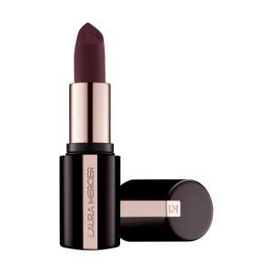 Laura Mercier Caviar Smoothing Matte Lipstick, 16HR Hydration, Long Lasting Wear, High Impact Color, Smudge- & Transfer-Proof, Hyaluronic Acid and Vitamin E Infused(777 Plum Plisse)