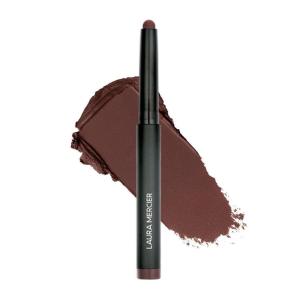 Laura Mercier Caviar Stick Cream Eyeshadow: Shimmer and Matte Finishes, 24HR Wear, Long Lasting, Rich Color, Easily Blendable and Buildable, Waterproof, Hyaluronic Acid Infused(Matte Dark Cacao – Dark Red Brown)